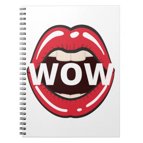 Wow funny t_shirt Classic Notebook