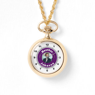 WOW! ✨ Gold Necklace Watch Custom Gift