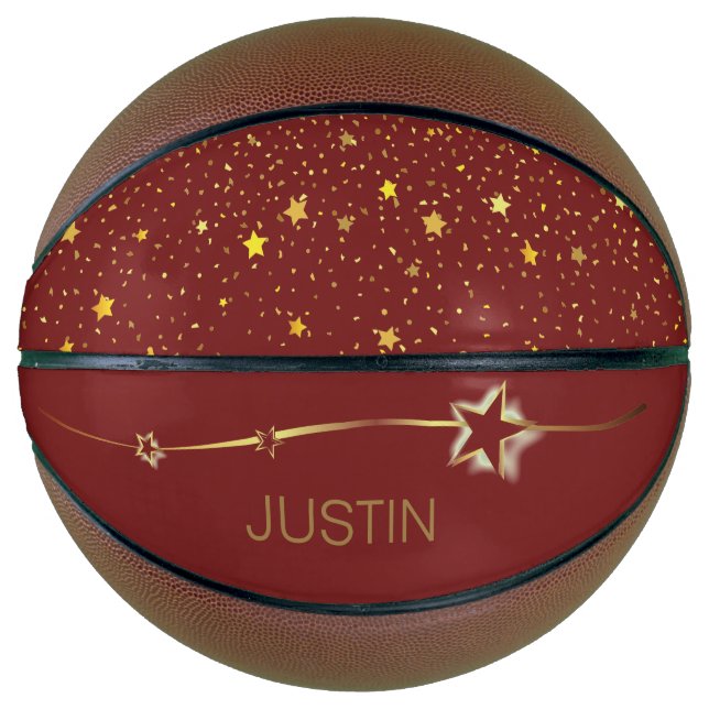 Wow! Great gift!  Star design basketball (Front)