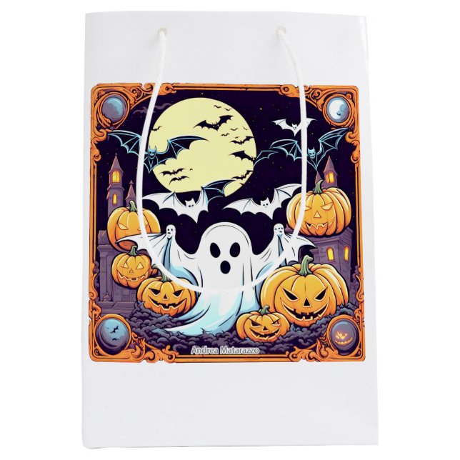 Wow Halloween Thrill Medium Gift Bag (Front)