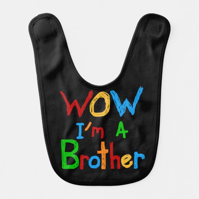 WOW I'm a Brother Bib (Front)