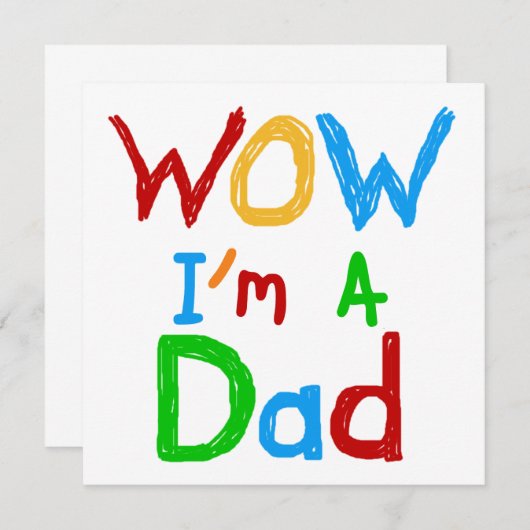 WOW I'm a Dad T-shirts and GIfts (Front/Back)