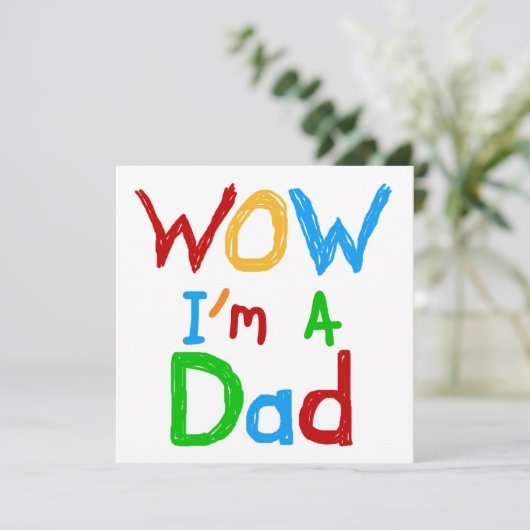 WOW I'm a Dad T-shirts and GIfts (Standing Front)