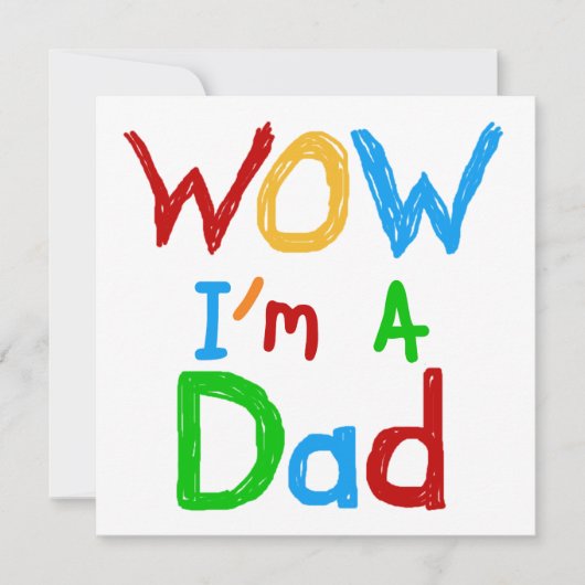 WOW I'm a Dad T-shirts and GIfts (Front)