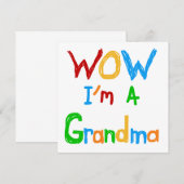 WOW I'm a Grandma T-shirts and Gifts (Front/Back)