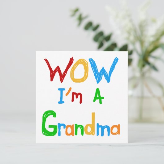 WOW I'm a Grandma T-shirts and Gifts (Standing Front)