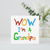 WOW I'm a Grandpa T-shirts and Gifts (Standing Front)