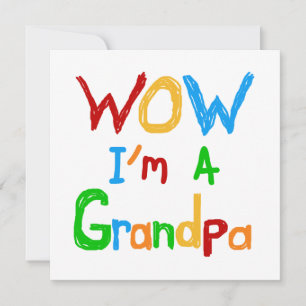 WOW I'm a Grandpa T-shirts and Gifts