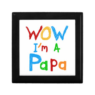 Wow I'm a Papa Tshirts and GIfts Gift Box