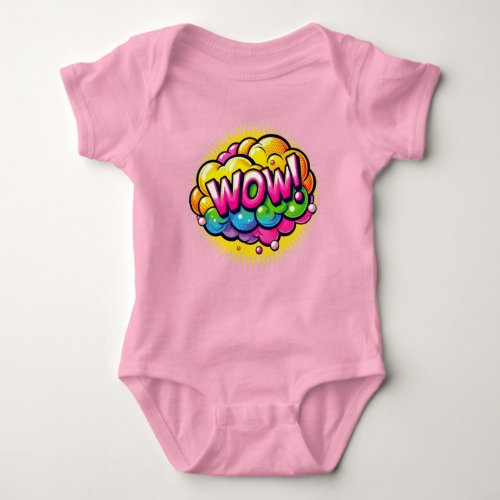 Wow in the Clouds T_Shirt Baby Bodysuit