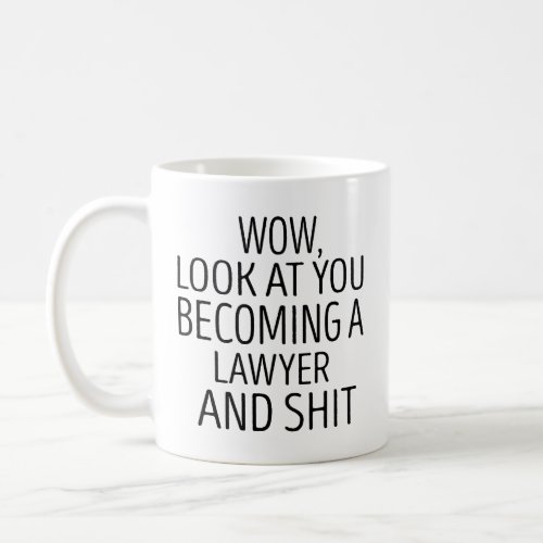wowlook at you becoming a lawyer and specter coffee mug