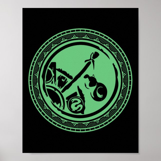 Wow Monk Role Playing Gamer  Poster (Front)