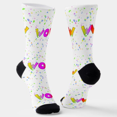 WOW Quirky Crew Socks