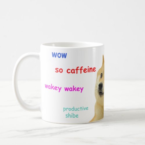 wow such shibe doge mug