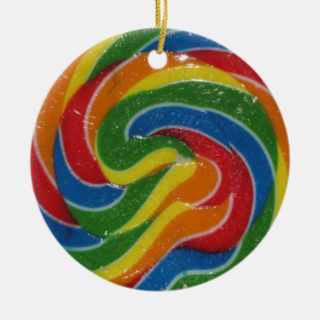 WOW. That's a Flippin Huge Lollipop Ornament (Front)