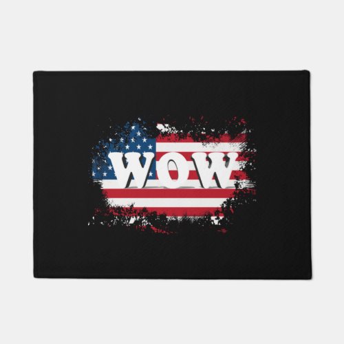 WOW USA Free Day T shirt Classic Doormat