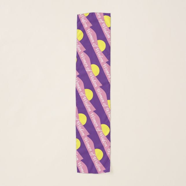 WOW! Women of Wisdom Chiffon Scarf (Front)