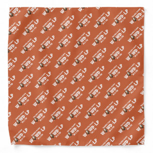 WOWD Woodblock logo Bandana