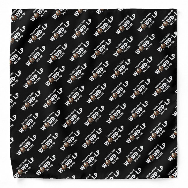 WOWD Woodblock Logo Bandana (Front)