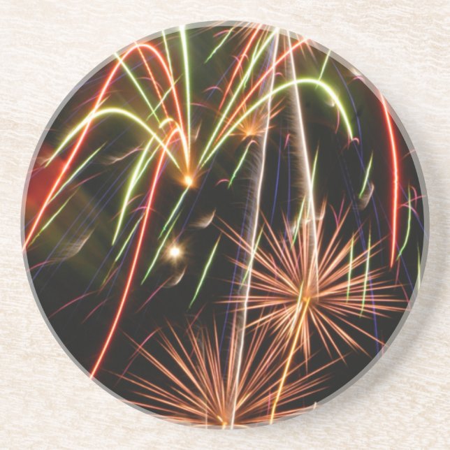 Wowee Fireworks Drink Coaster (Front)