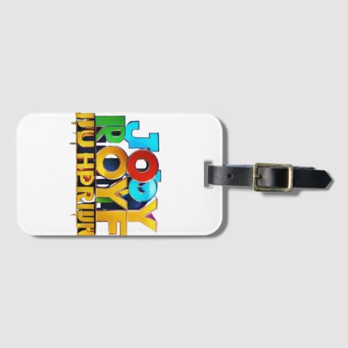  Wowhow Agency Dynamic Typography T_Shirt Design Luggage Tag