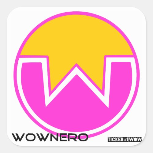 WOWNERO Sticker Pack _ Varied Count _ Ticker Label
