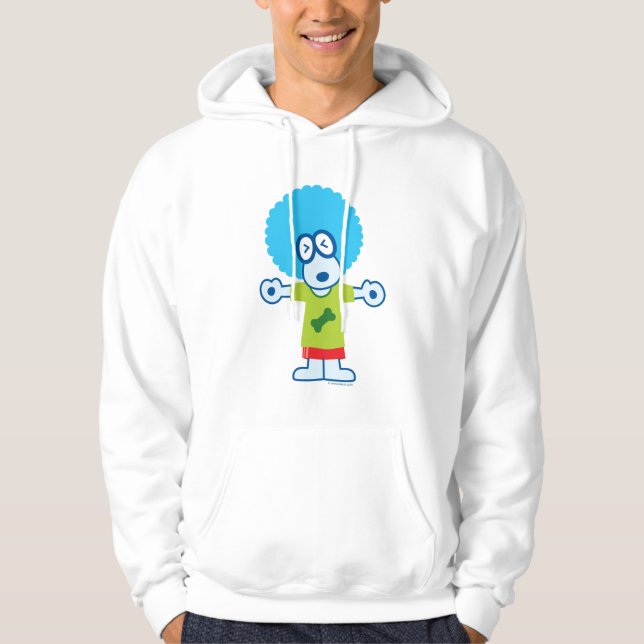 "Wowo" Basic Hooded Sweatshirt (Front)
