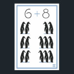 WPA 6 8 Penguins! Poster<br><div class="desc">Great WPA Poster to encourage math skills.</div>