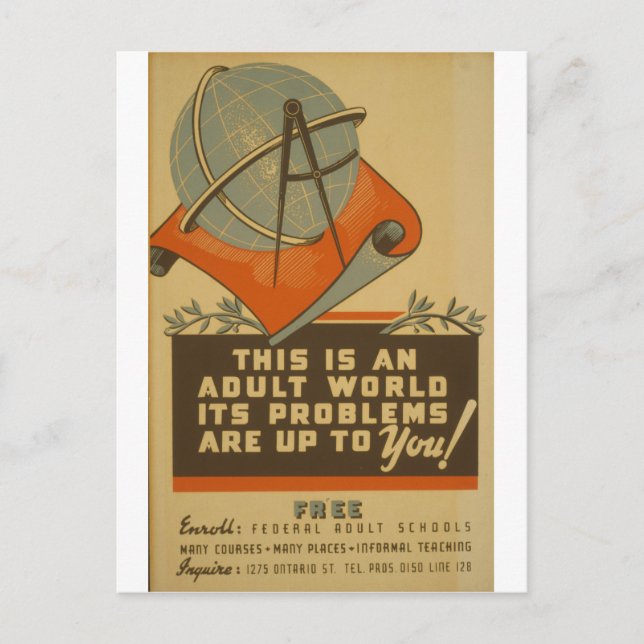 WPA - Adult World Postcard (Front)