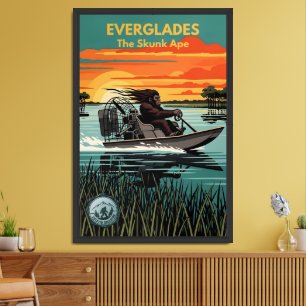 WPA Everglades Travel Framed Art
