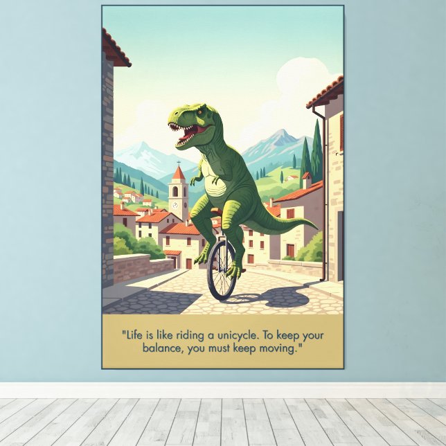 WPA Motivational Quote Art  Canvas Print (Insitu(Wood Floor))