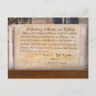 WPA Murals 1 ~ postcard