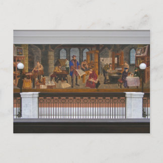 WPA Murals 5 ~ postcard