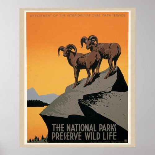 WPA Poster National Parks