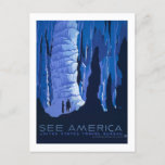 WPA &quot;See America&quot; Carlsbad Caverns Postcard