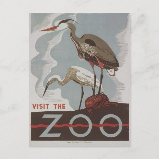 WPA - The Zoo Postcard (Front)