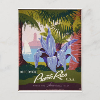 WPA - Visit Puerto Rico Postcard