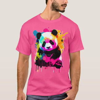 wpap spalsh colorful cute panda T-Shirt