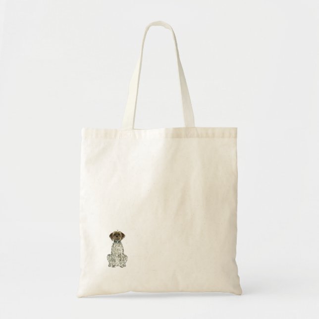 WPG Wirehaired Pointing Griffon Dog Art Tote (Front)