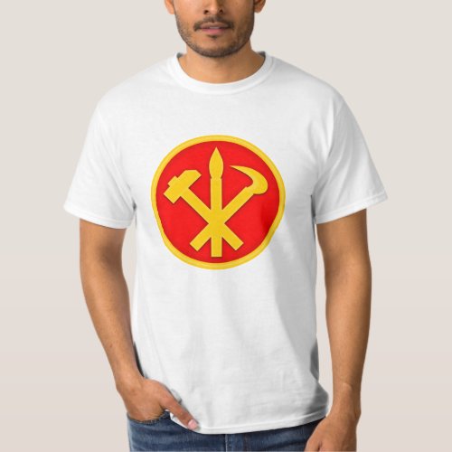 WPK Workers Party of Korea DPRK North Korea Emblem T_Shirt