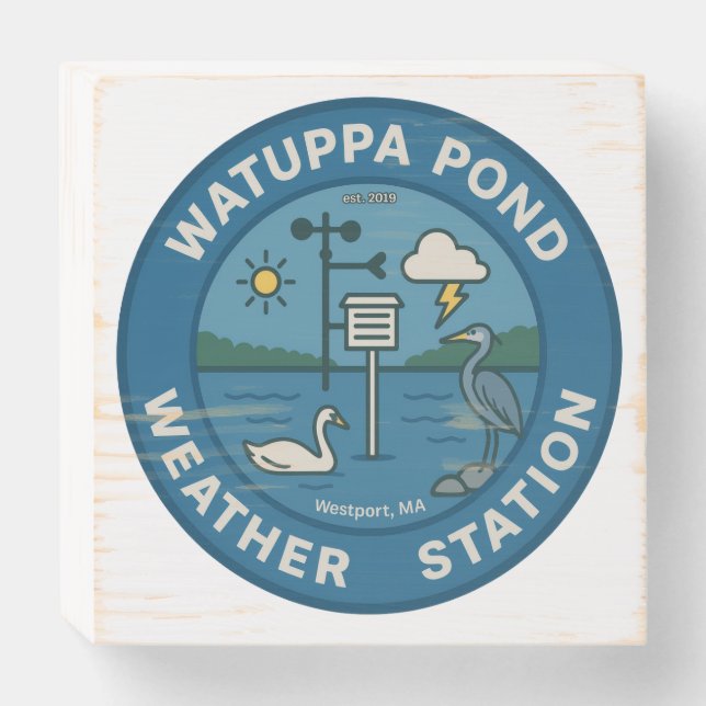 WPWS Wood Box Sign (Front Horizontal)