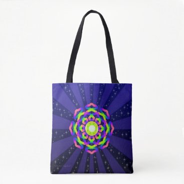 WQ Kaleidoscope Tote Bag Burst Series No. 5 WQ Kaleidoscope Tote Bag Burst Series No. 5