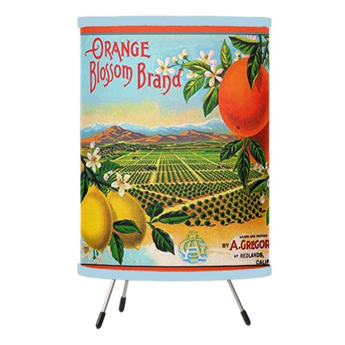 WQ LAMP  Orange Blossom Crate Label