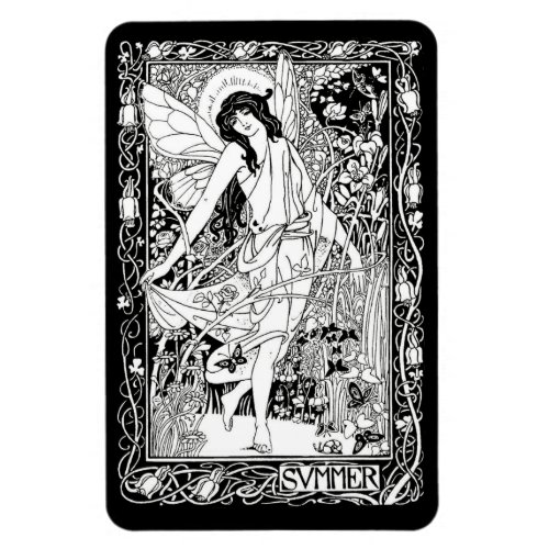 WQ MAGNET Art Nouveau Fairy Magnet