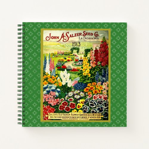 WQ NOTEBOOK Vintage Seed Catalog Garden Notebook