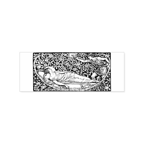 WQ RUBBER STAMP  Sleeping Beauty