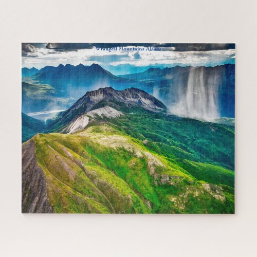 Wrangell Mountains Alaska Jigsaw Puzzle