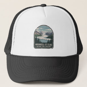 Wrangell-St. Elias Glacier Park Badge Trucker Hat