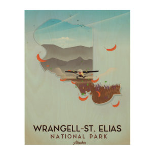 Wrangell-St. Elias National Park Alaska poster