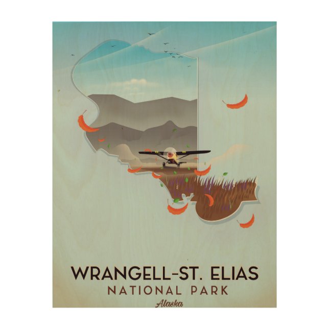 Wrangell-St. Elias National Park Alaska poster (Front)
